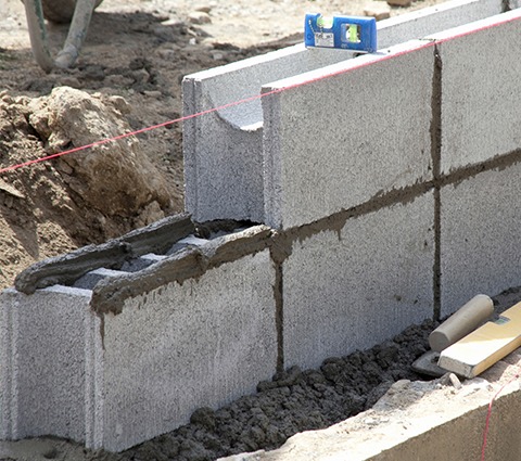 Breeze Block Laying in Wrexham