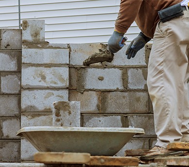 Wrexham Breeze Block Work